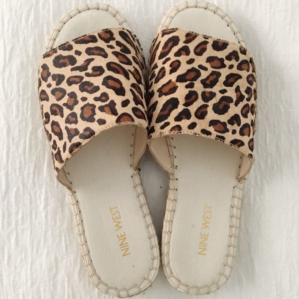 Nine West Cheetah Slip Ons